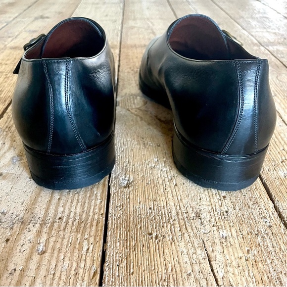 Loewe Black Leather Monk Strap Dress Shoes Size 44 Great Condition - Picture 5 of 12